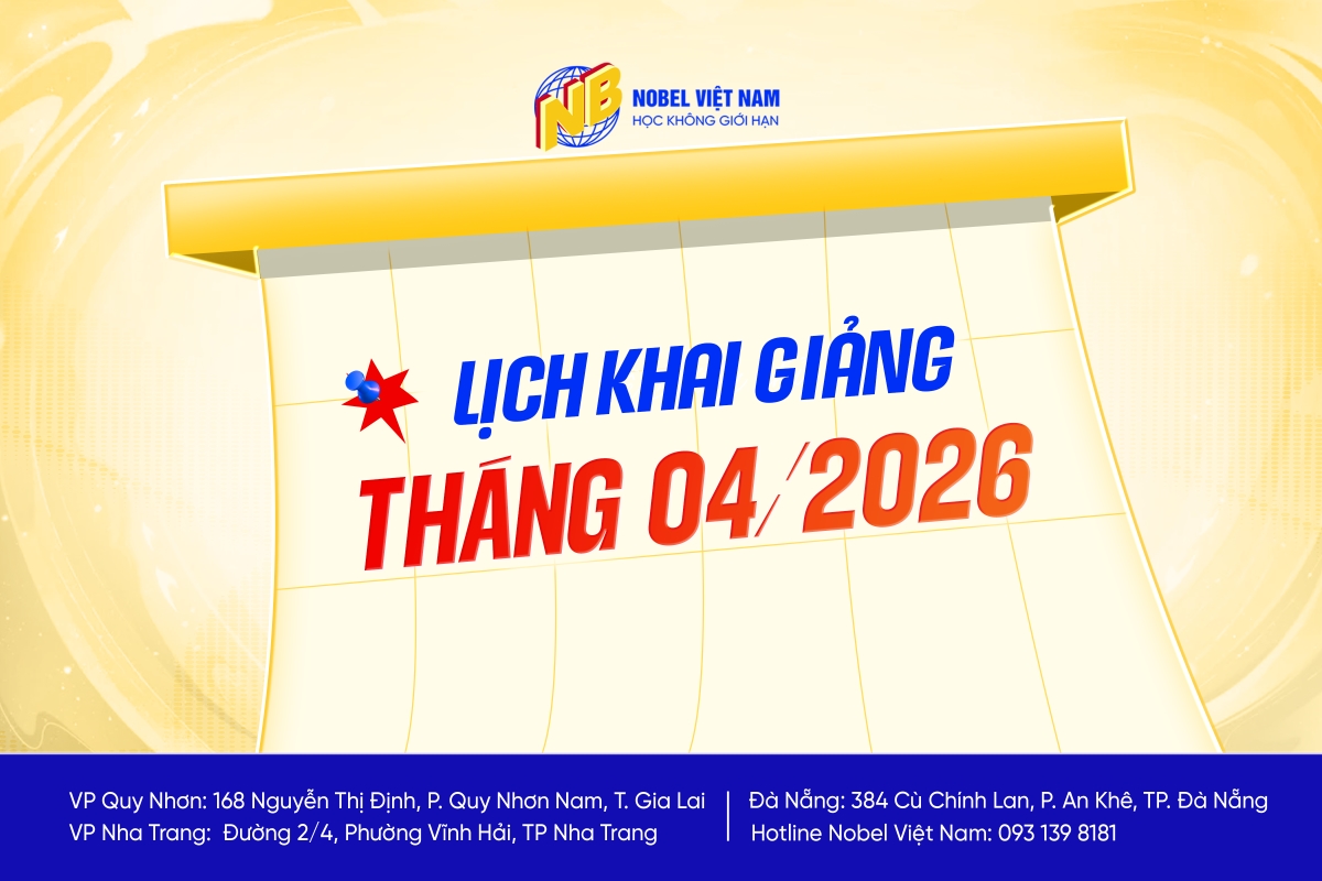 THÔNG BÁO CHIÊU SINH THÁNG 04/2026